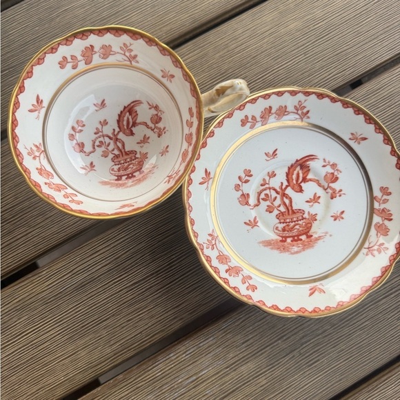 Grosvenor China Other - English Vintage Grosvenor Bone China “Ming Blossom” Teacup & Saucer – England